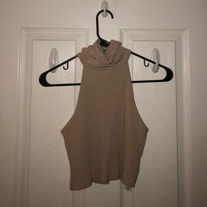 turtle neck crop top